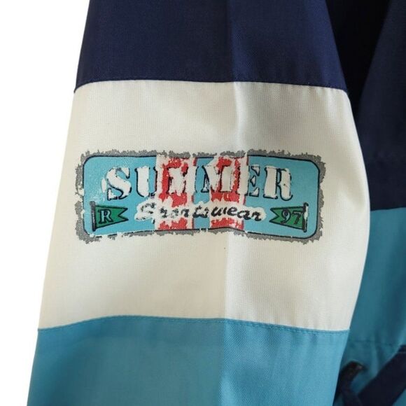 Regatta Sport Sailing Jacket Vintage 90s Boating Roll Up Hood Lightweight Mens - Picture 3 of 7